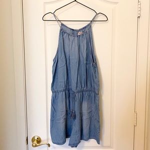 Mossimo XL chambray romper